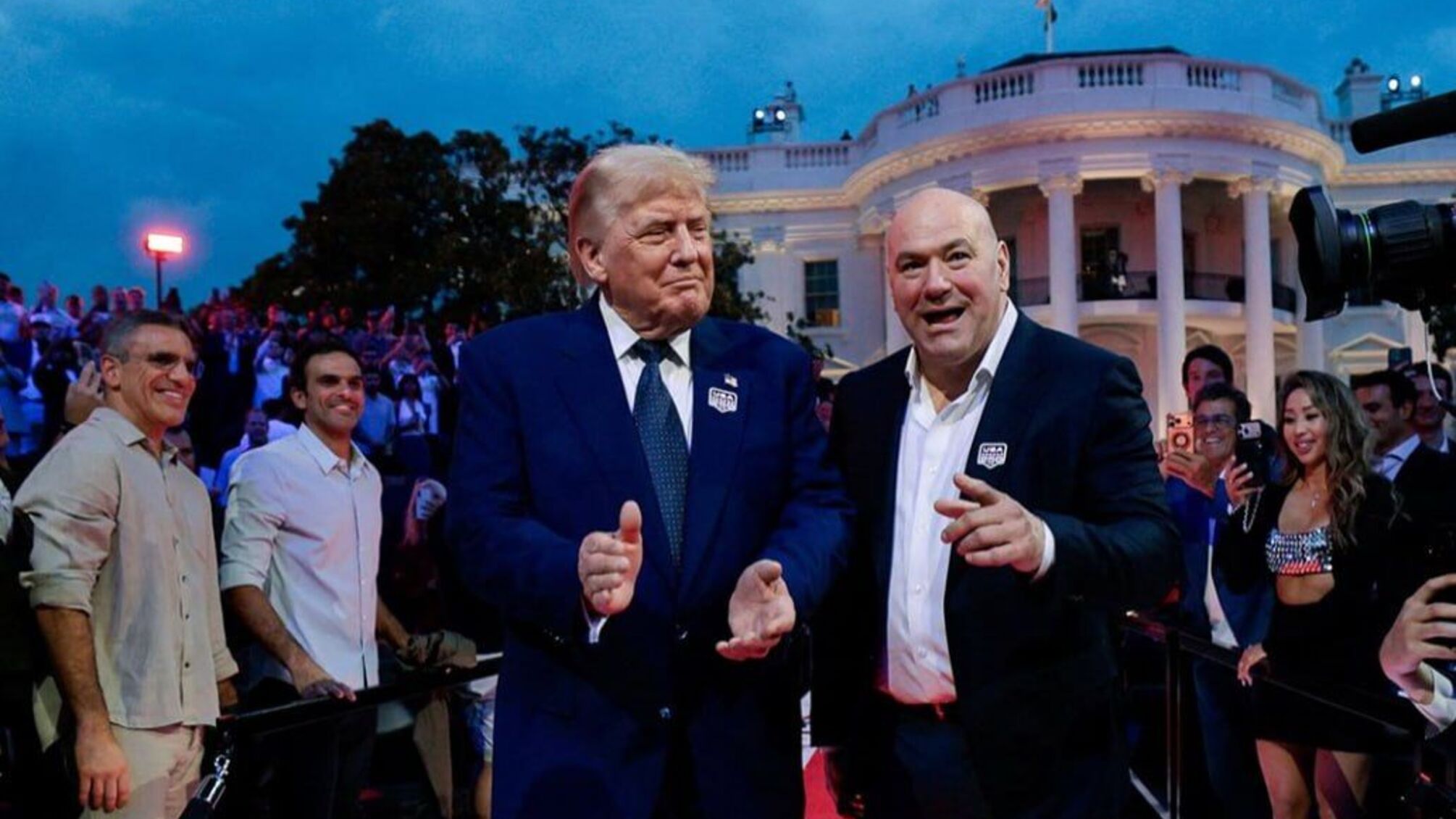 Трамп відсвяткував 80-річчя UFC-шоу просто на території Білого дому