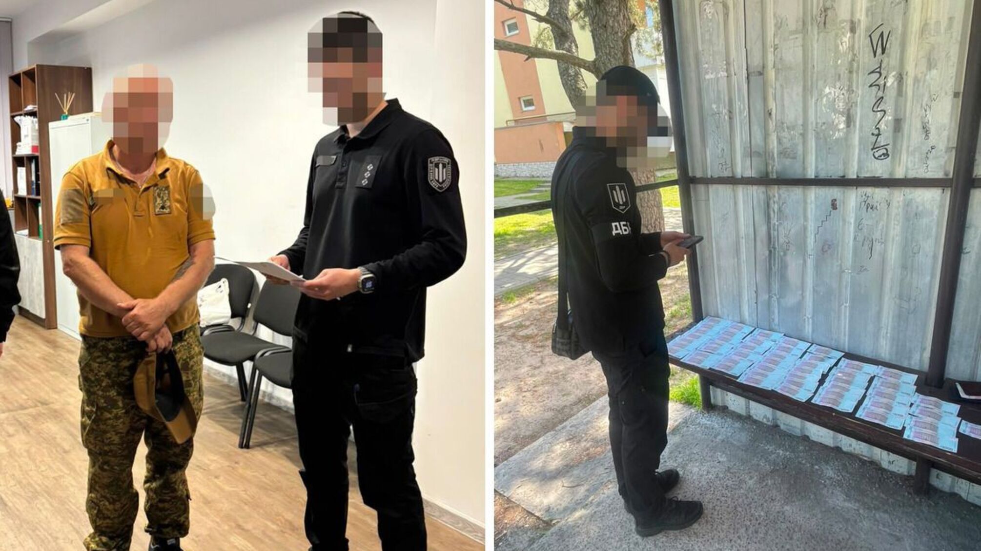 В Киевской области задержали командира взвода за вымогание 80 тыс. грн у родственников военного (видео)