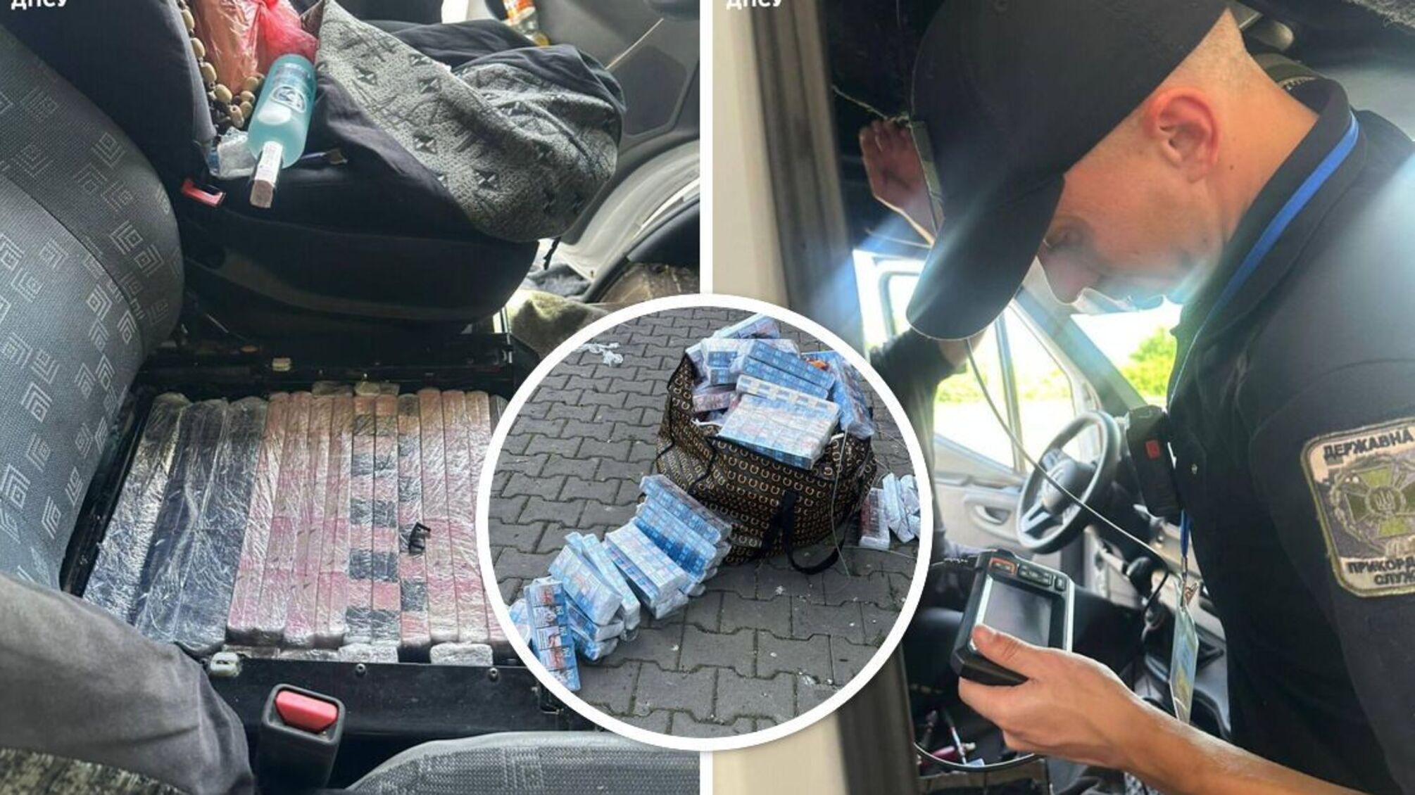 Ехал в Прагу с тайниками: в микроавтобусе иванофранковца обнаружили контрабандный табак