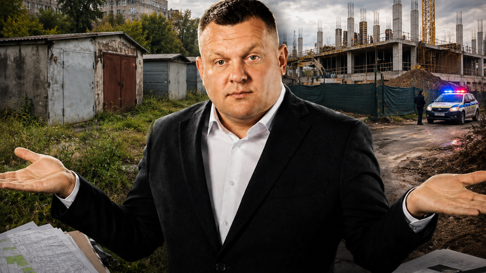 Металевий каркас як нерухомість: у Старокостянтинові розкрито схему безоплатного захоплення комунальної землі