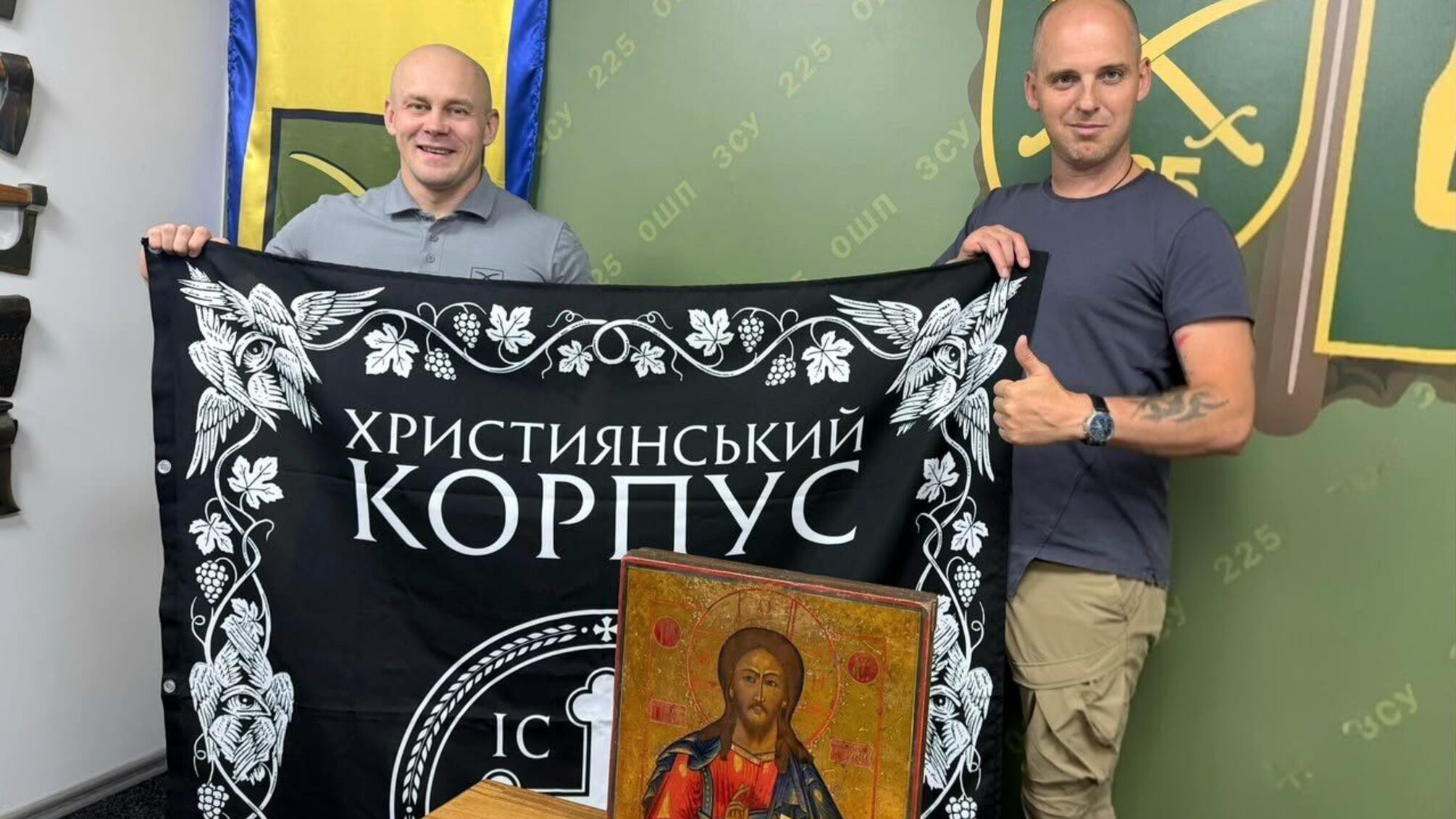 Вера, братство и поддержка фронта: Христианский корпус и фонд 'Надежда' посетили 225-й ОШП Олега Ширяева