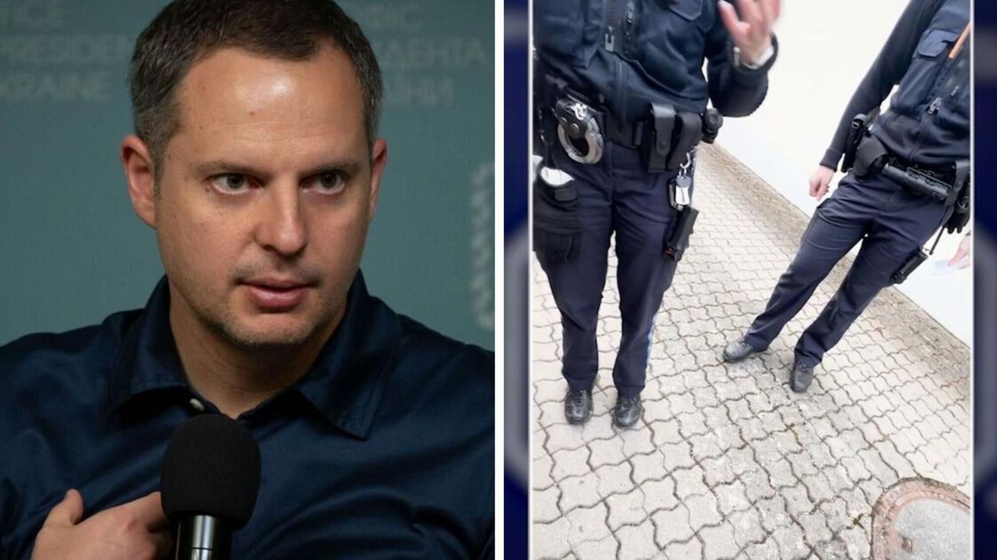 Два вызова полиции за два часа: как экс-замглавы Офиса президента Шурма встретил журналистов в Германии