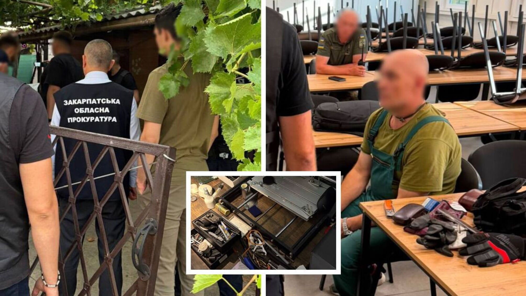 У гаражі на Закарпатті викрили підпільний 'цех' із виготовлення фальшивих документів і посвідчень водія