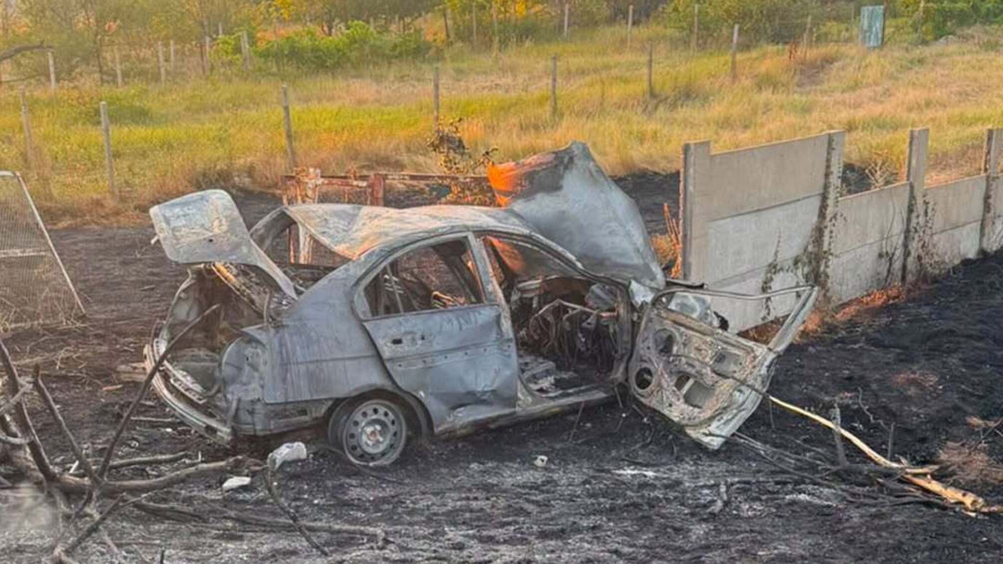 Легковик вилетів з дороги та спалахнув: на Миколаївщині загинув 20-річний пасажир