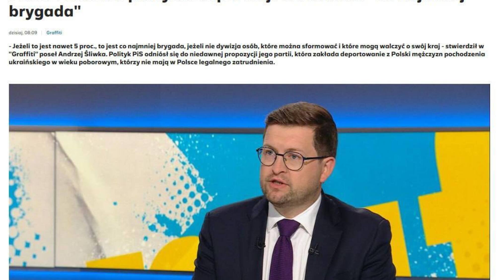 Без легальной работы — обратно в Украину: депутат PiS выступил за депортацию мужчин призывного возраста