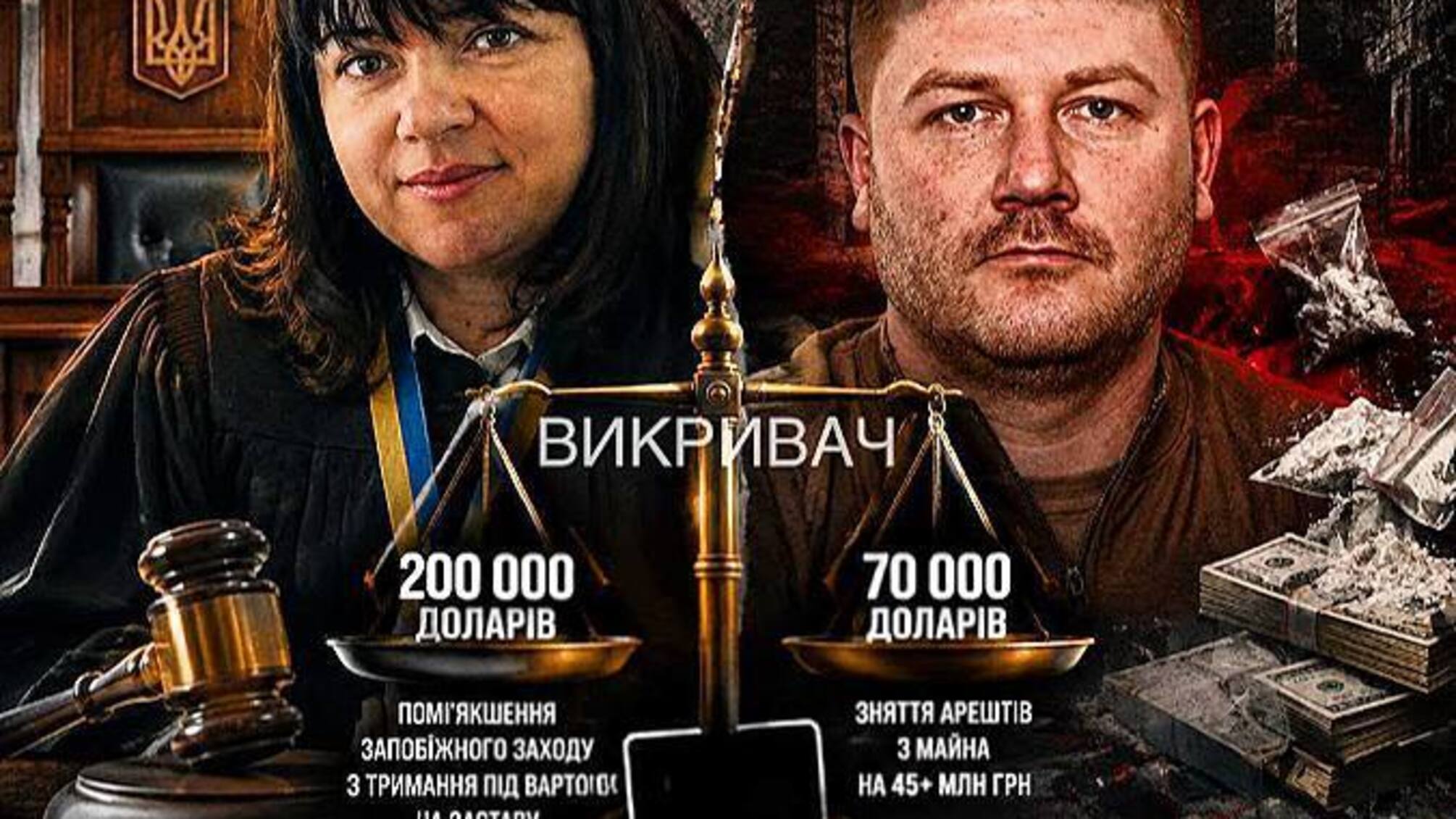 Почти $1 млн наркотической прибыли в месяц и залог менее миллиона гривен: 'Обличитель' заявил о решении по делу 'Двадцатовских'