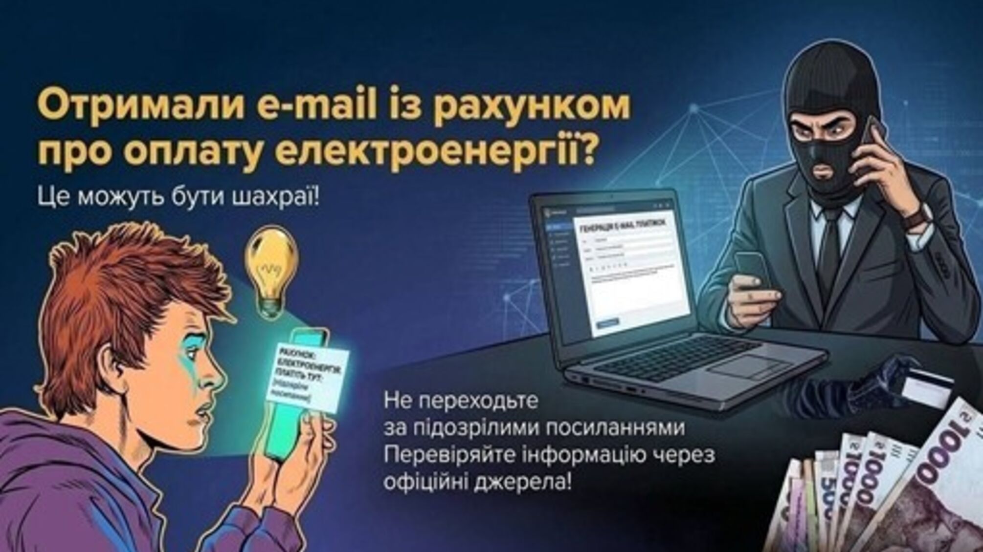 'У вас долг за свет': мошенники рассылают опасные сообщения от имени Минэнерго
